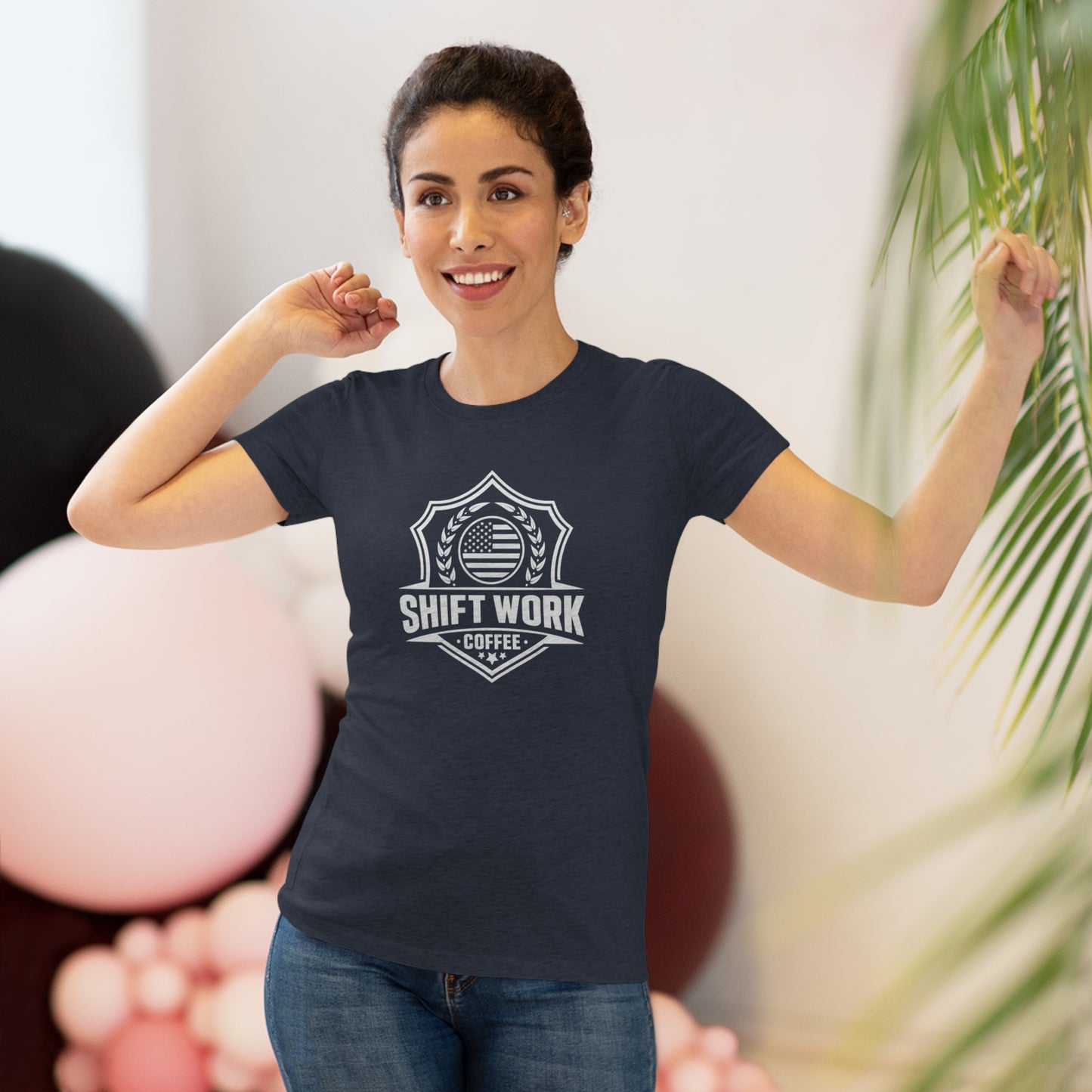 Shift Work Coffee Logo Women's Tee