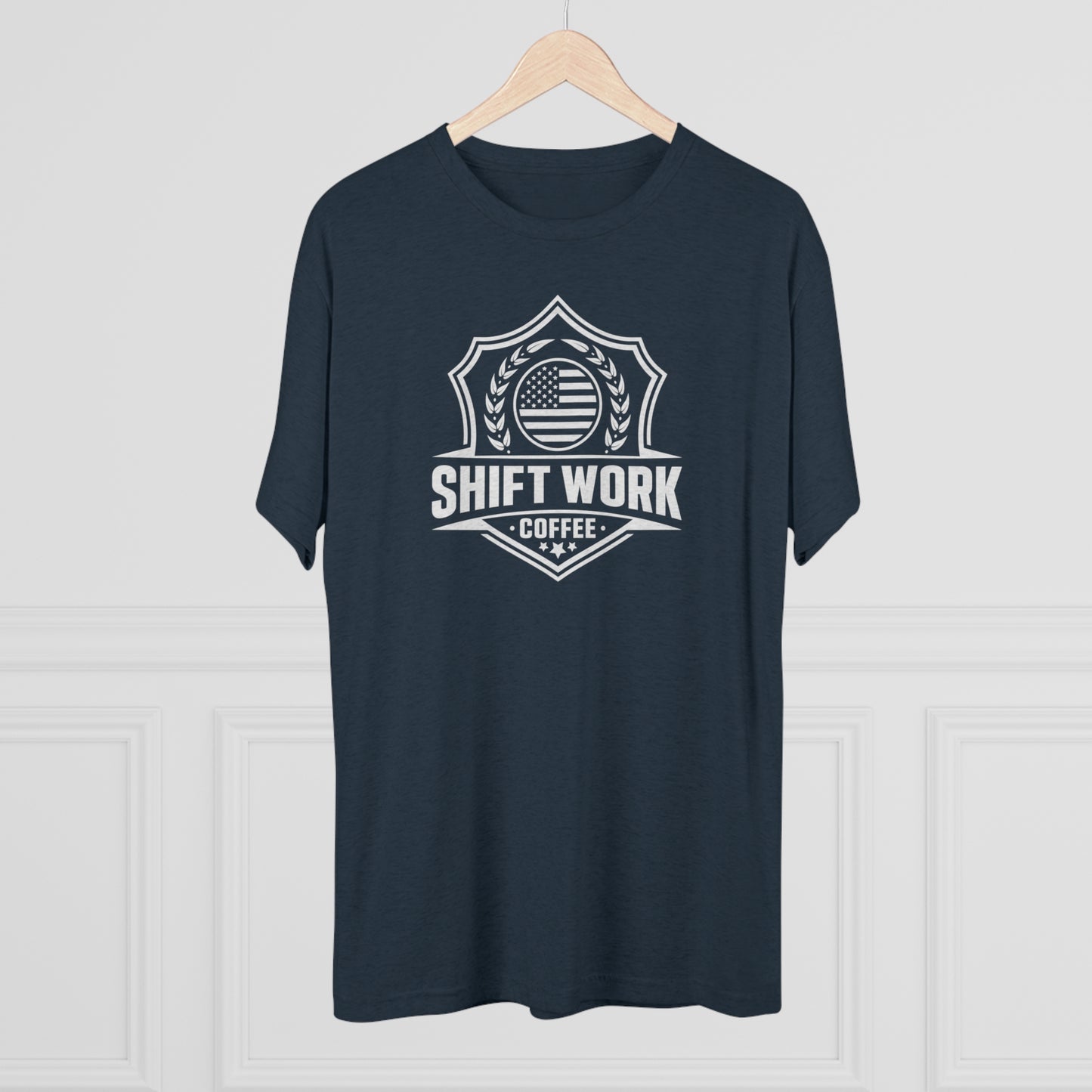 Shift Work Coffee Logo Unisex Tee
