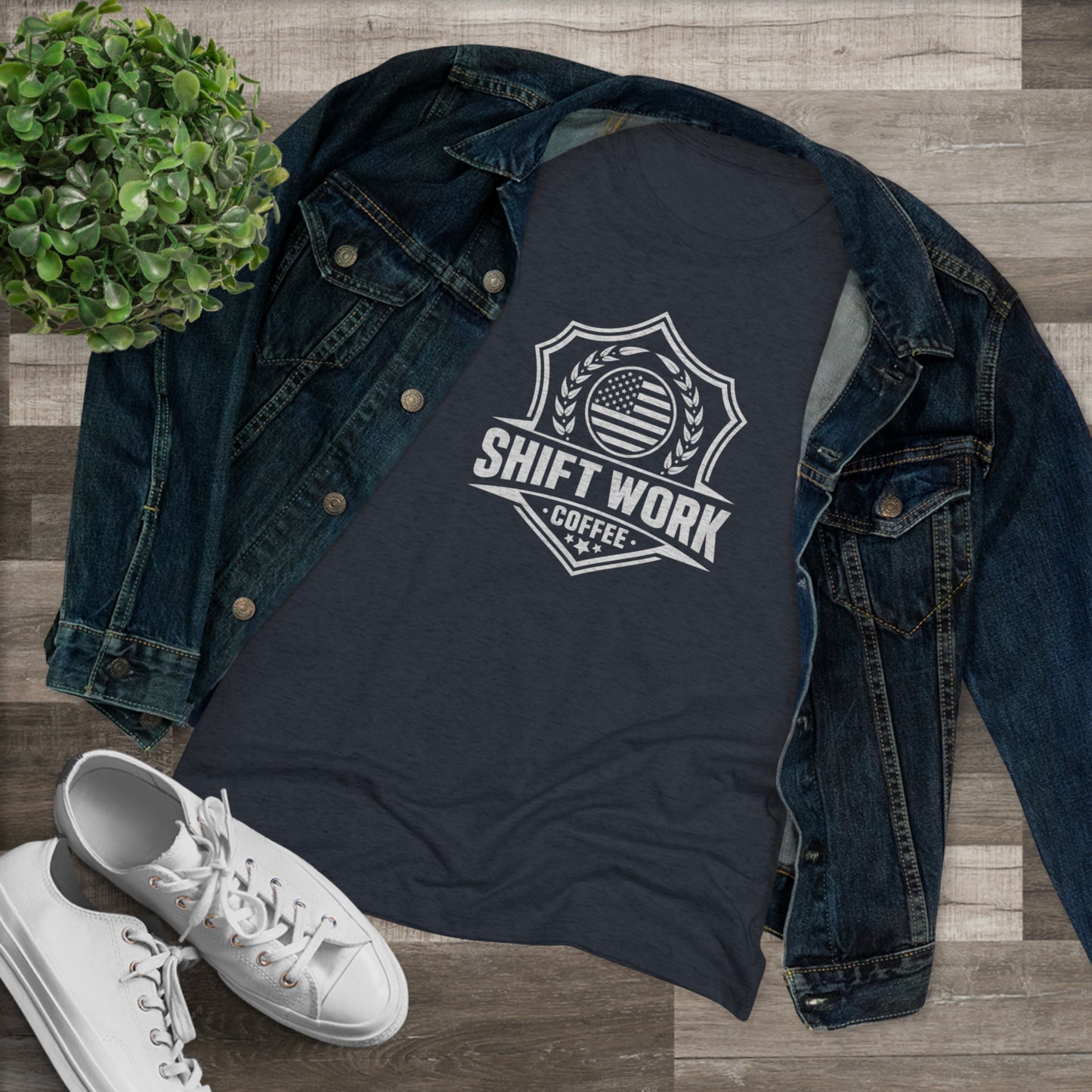 Shift Work Coffee Logo Women's Tee