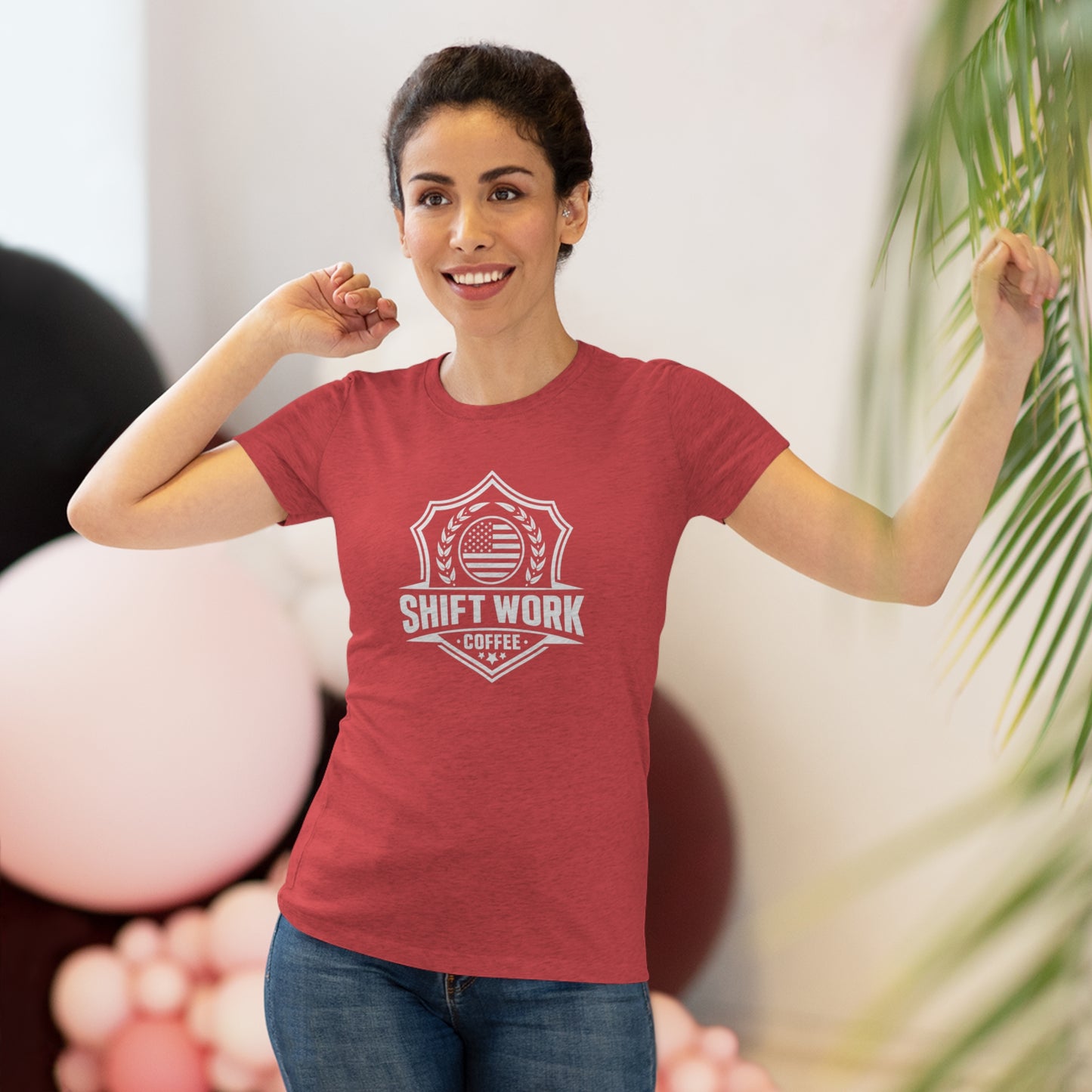 Shift Work Coffee Logo Women's Tee
