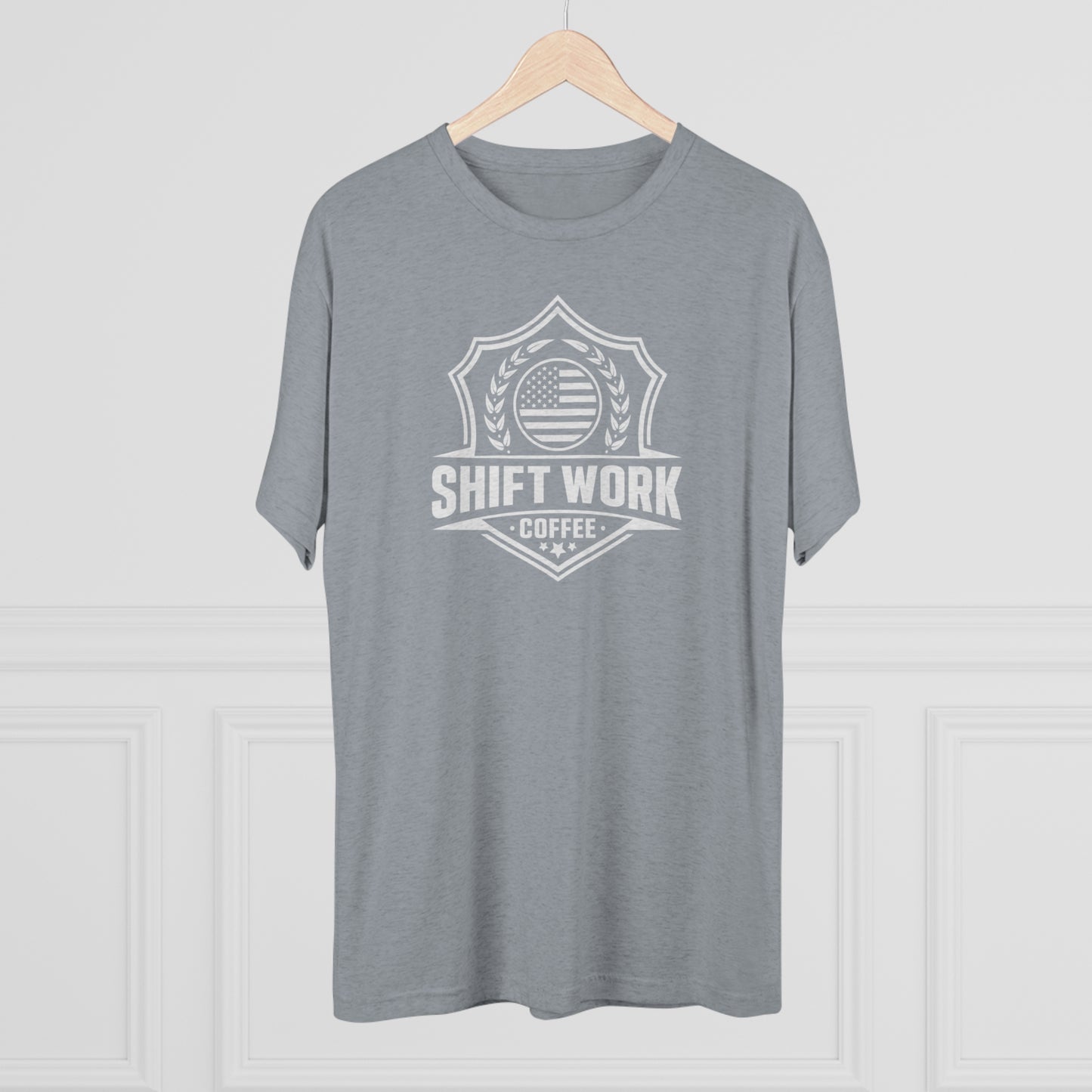 Shift Work Coffee Logo Unisex Tee