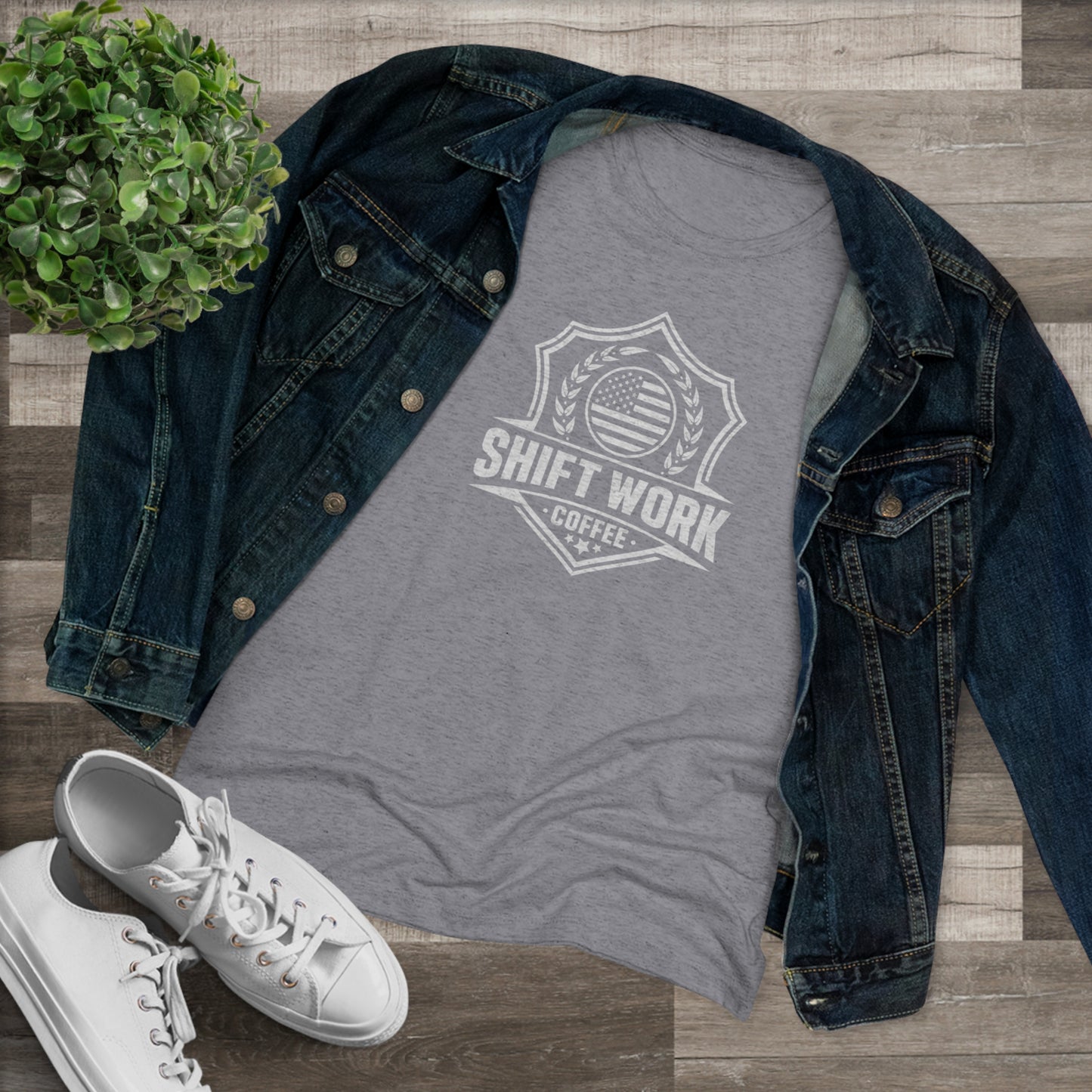 Shift Work Coffee Logo Women's Tee