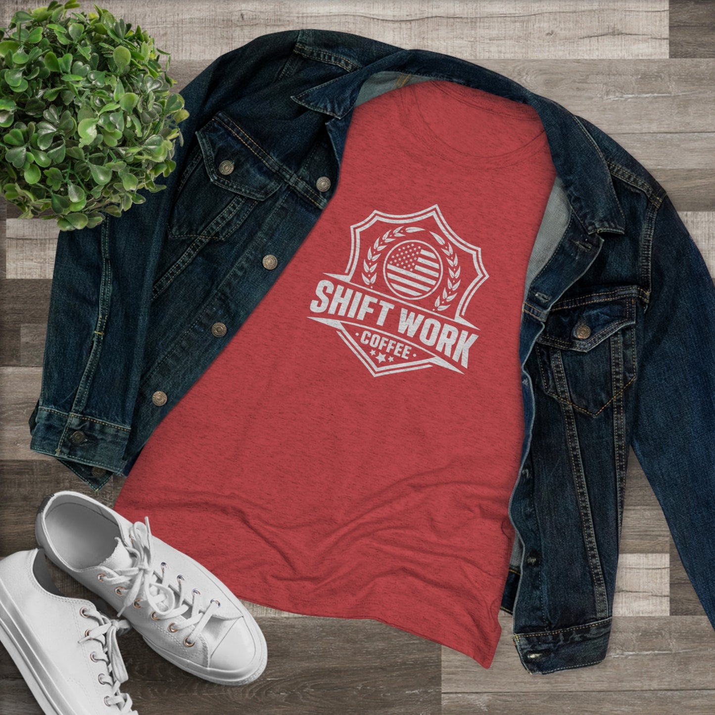 Shift Work Coffee Logo Women's Tee