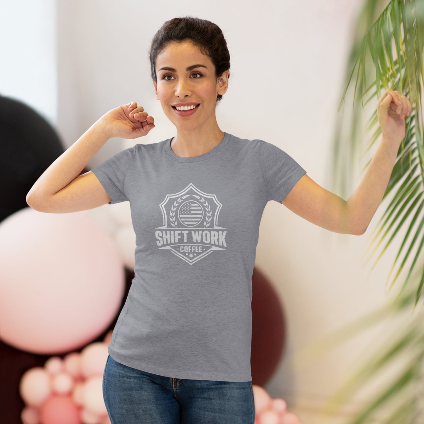Shift Work Coffee Logo Women's Tee