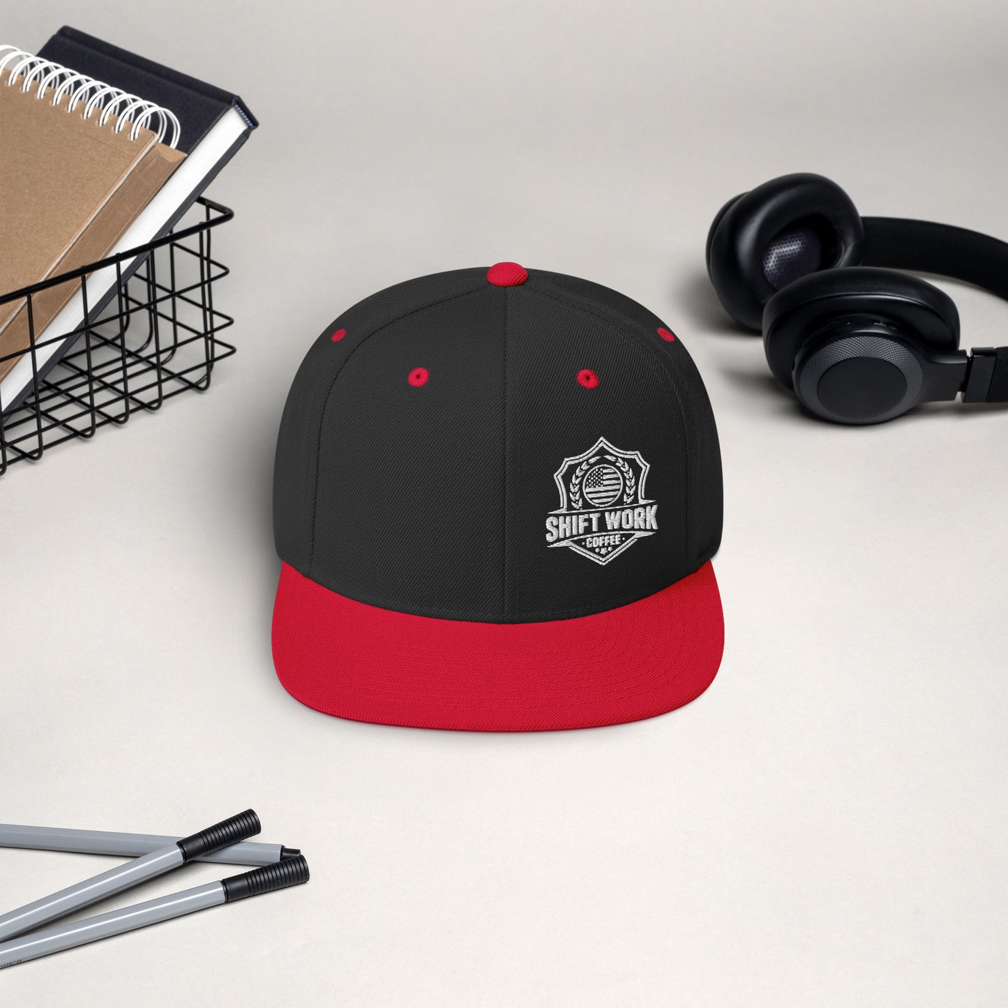 Shift Work Coffee Off Duty Snapback Hat