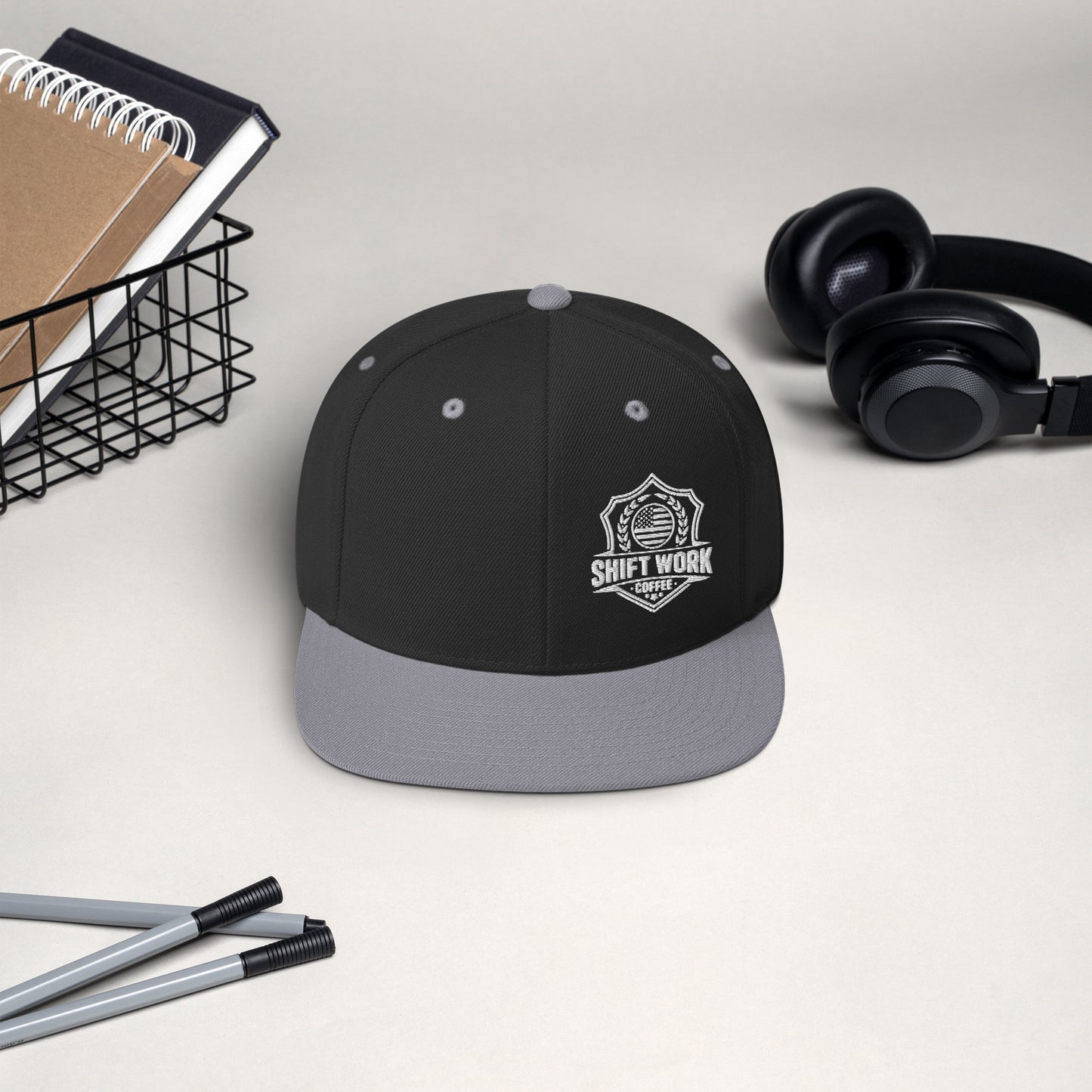 Shift Work Coffee Off Duty Snapback Hat
