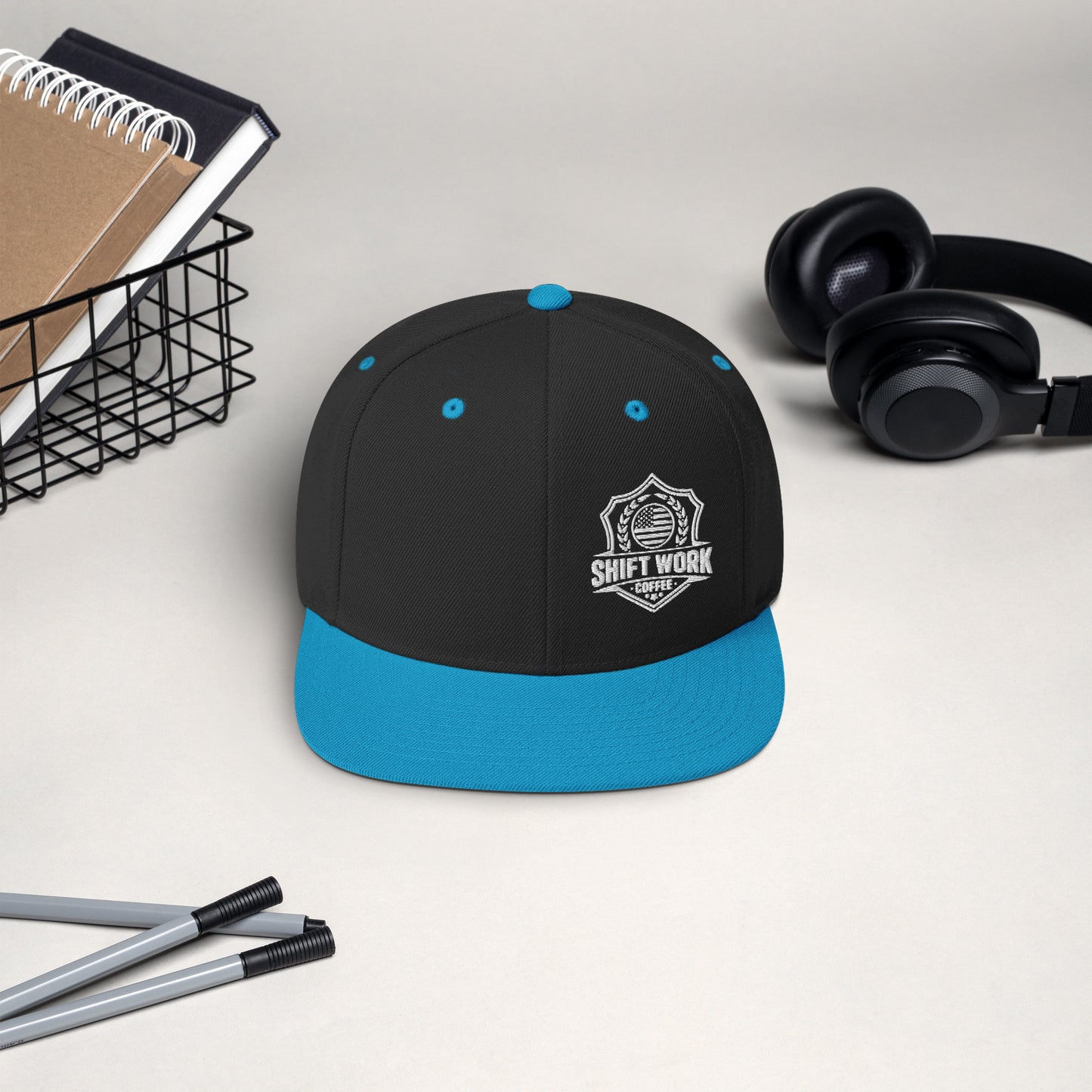 Shift Work Coffee Off Duty Snapback Hat