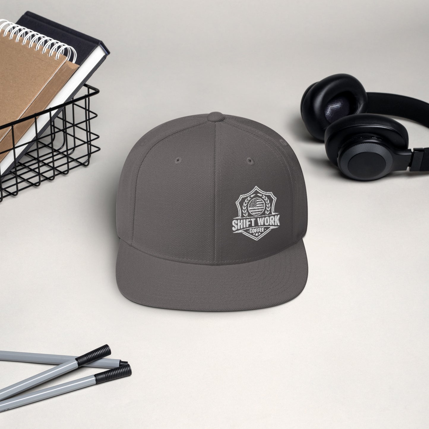 Shift Work Coffee Off Duty Snapback Hat