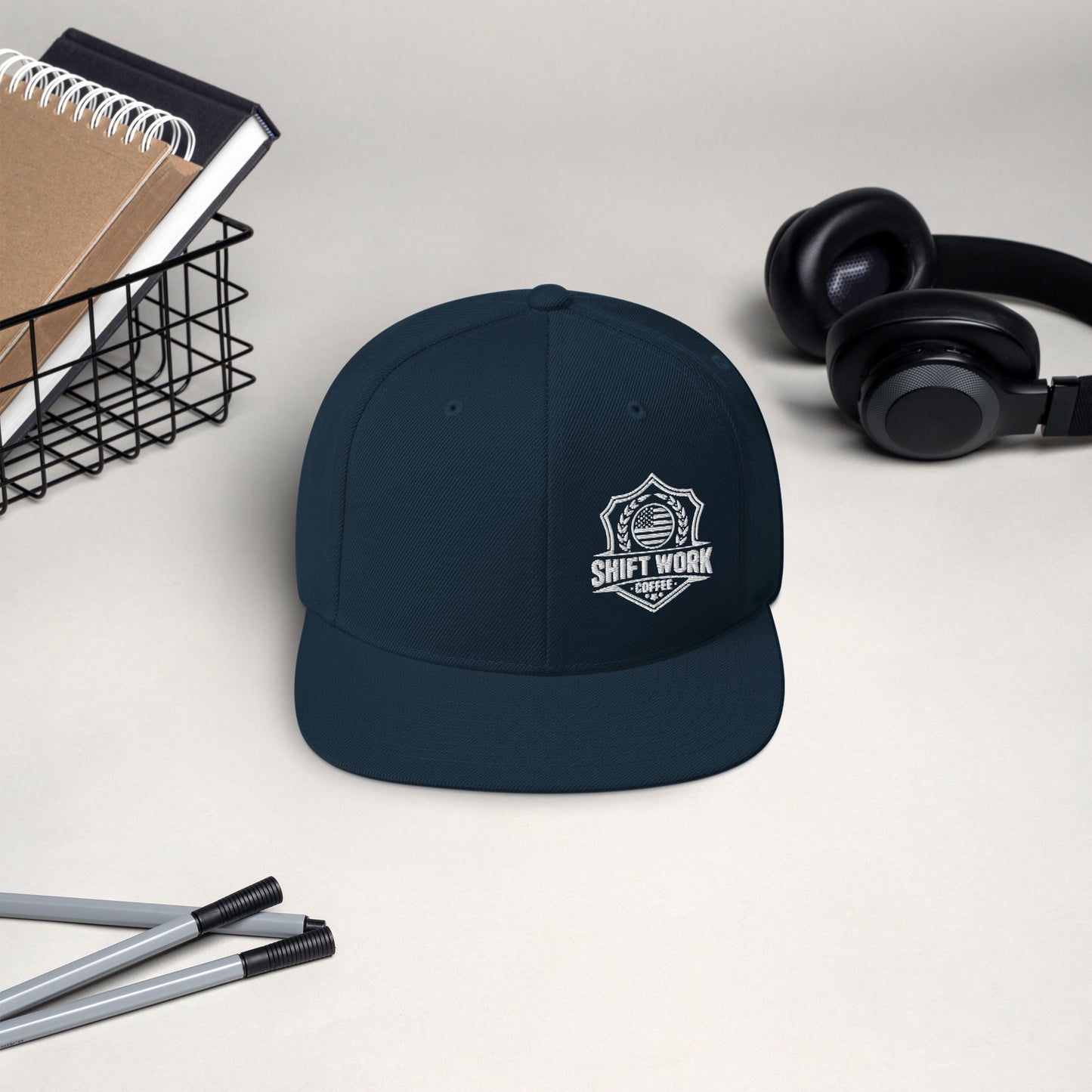 Shift Work Coffee Off Duty Snapback Hat