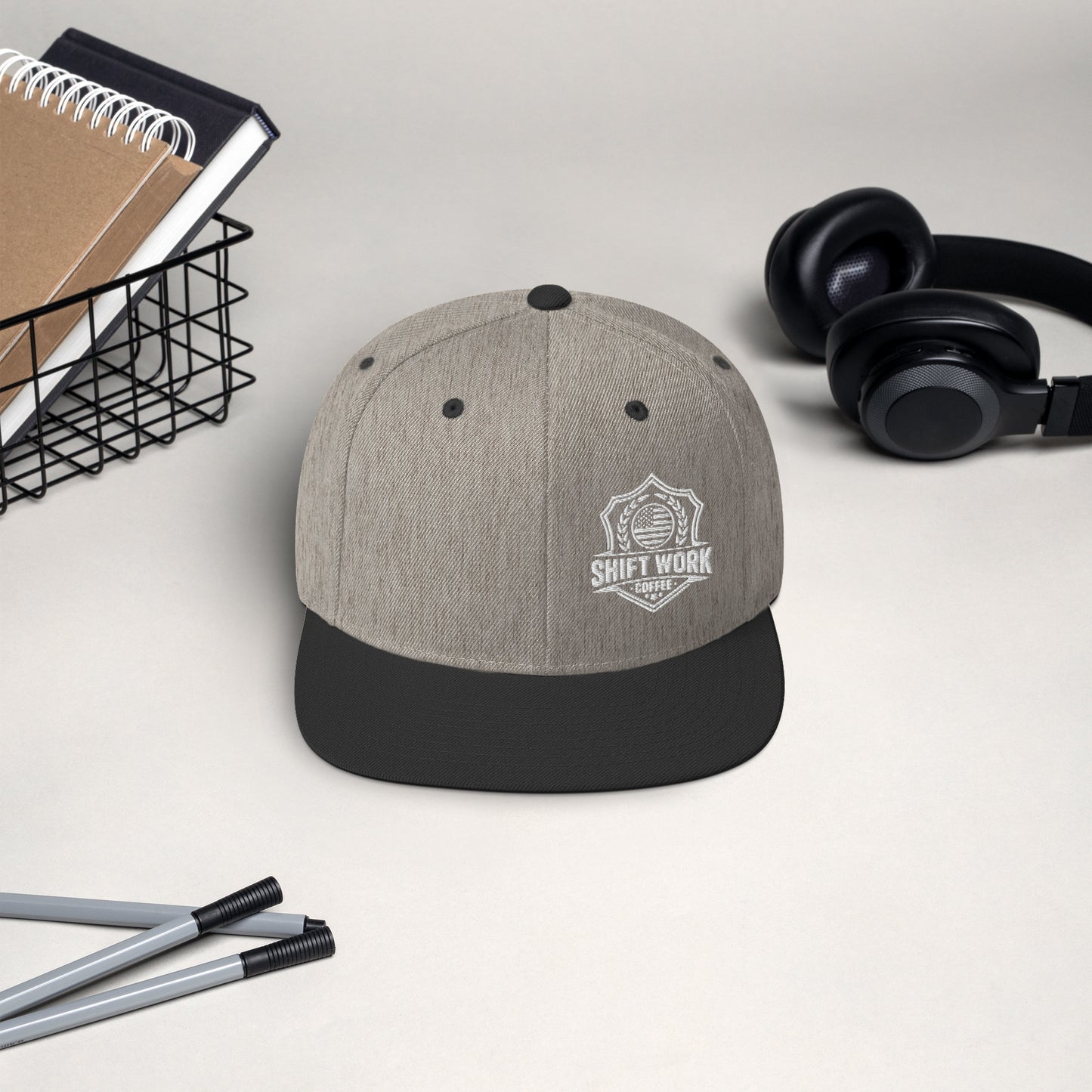 Shift Work Coffee Off Duty Snapback Hat