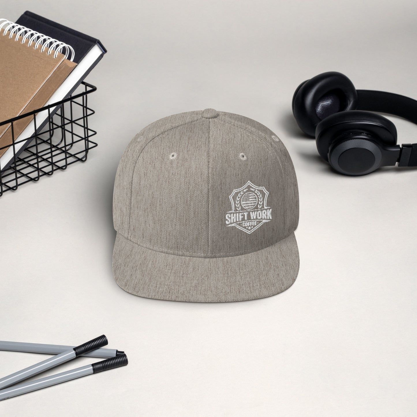 Shift Work Coffee Off Duty Snapback Hat
