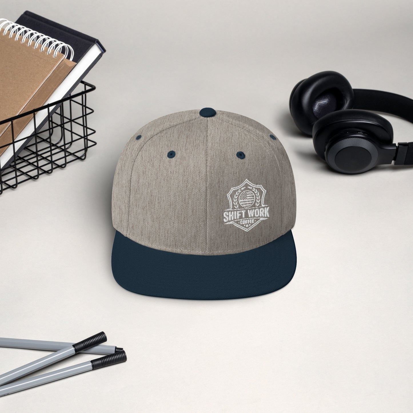 Shift Work Coffee Off Duty Snapback Hat