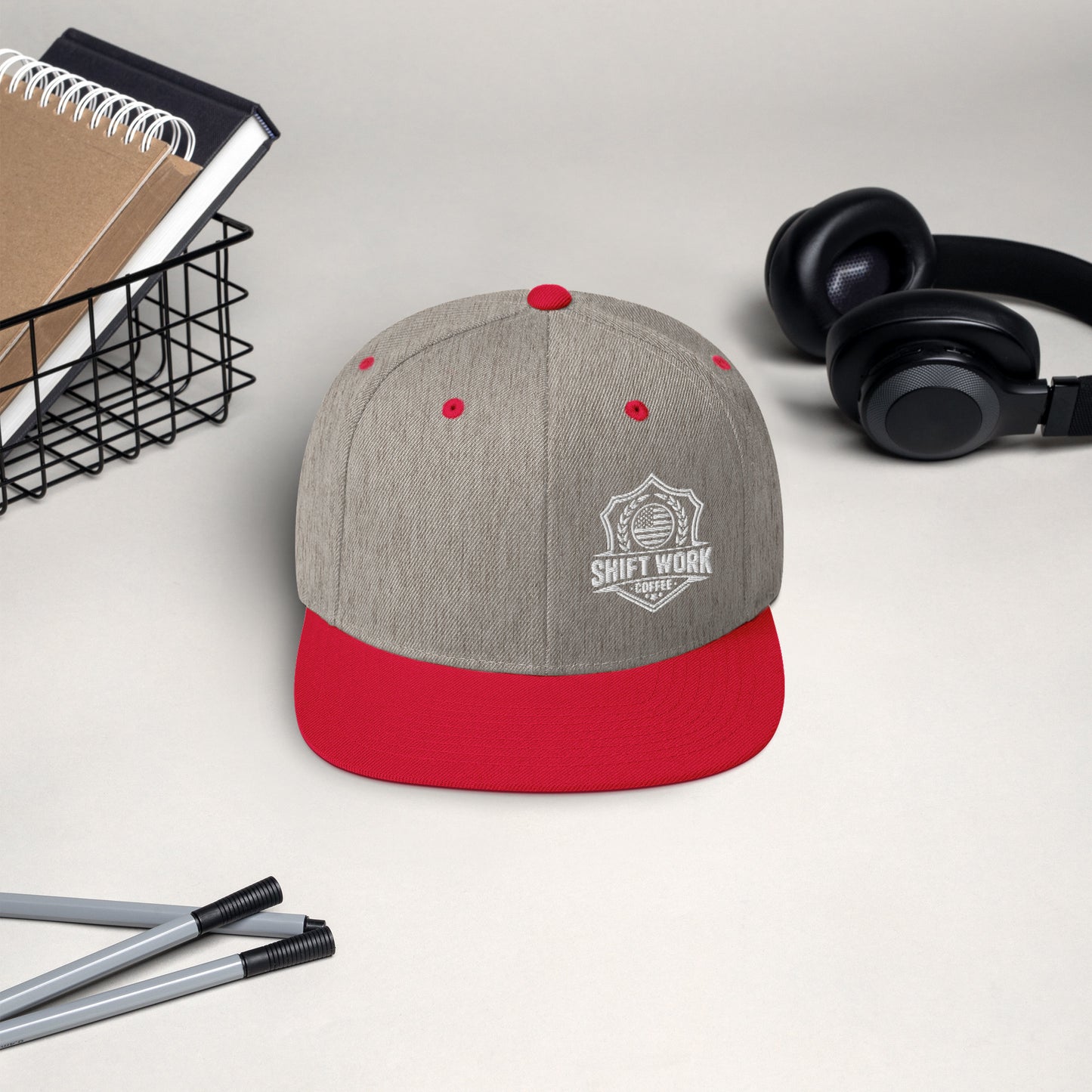 Shift Work Coffee Off Duty Snapback Hat