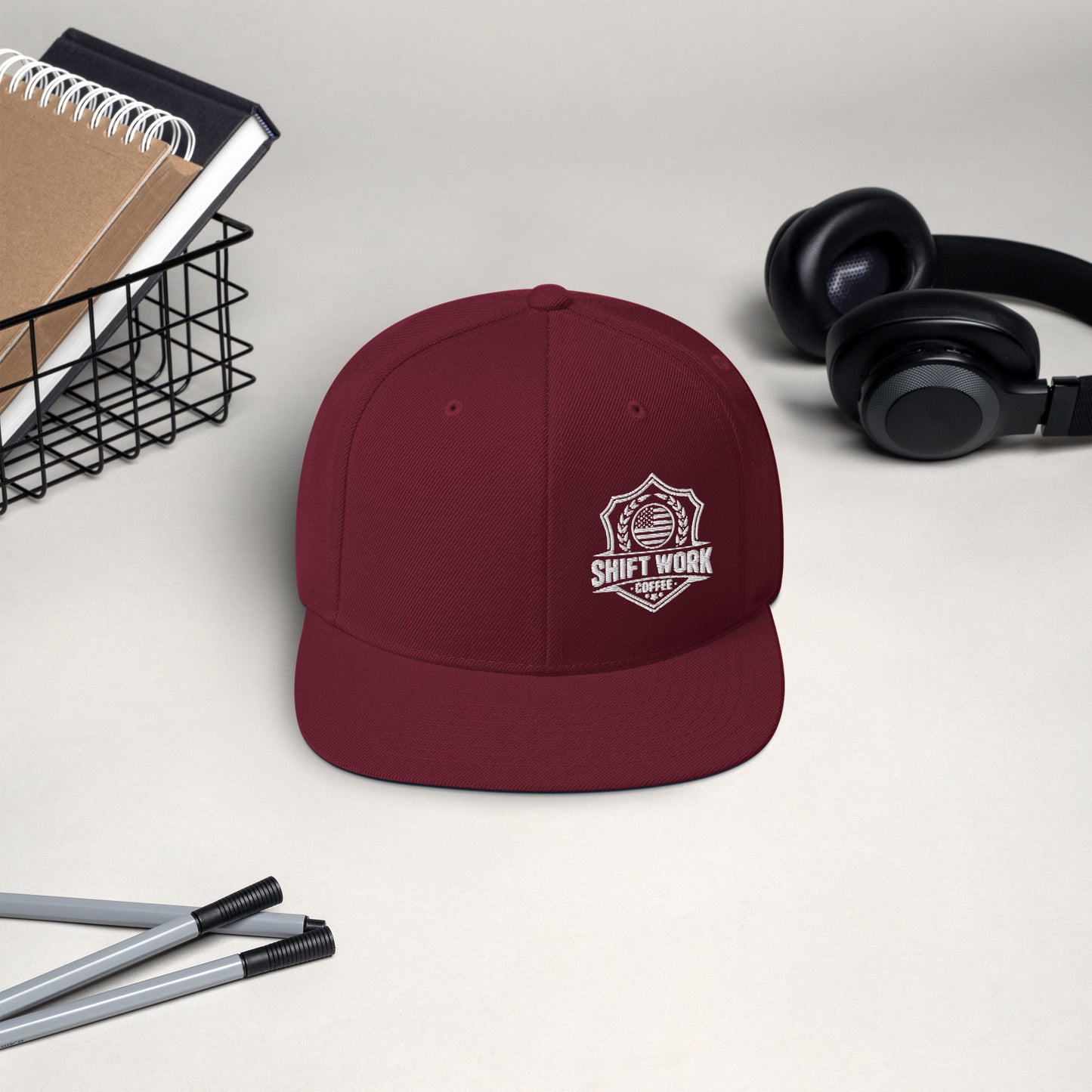 Shift Work Coffee Off Duty Snapback Hat