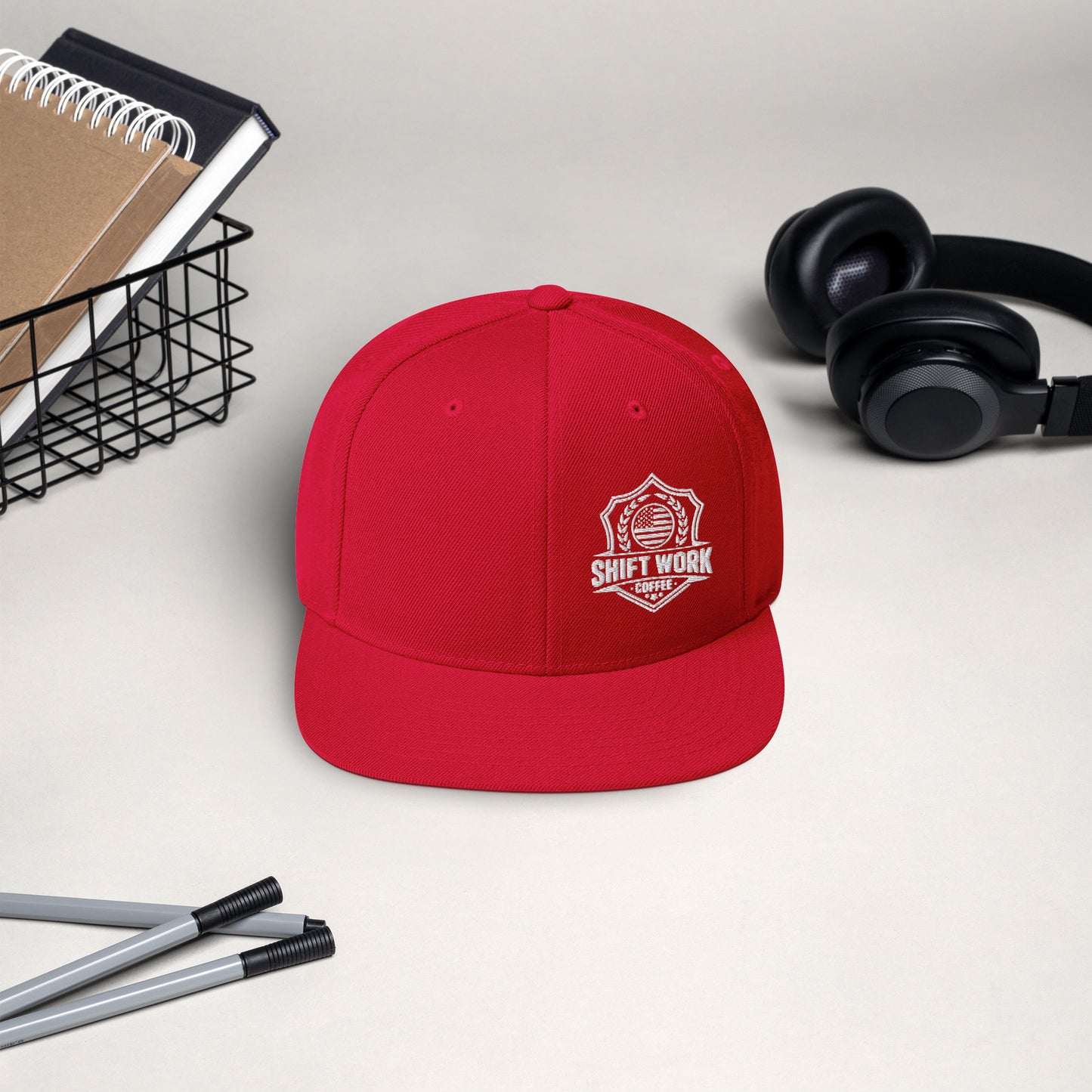 Shift Work Coffee Off Duty Snapback Hat