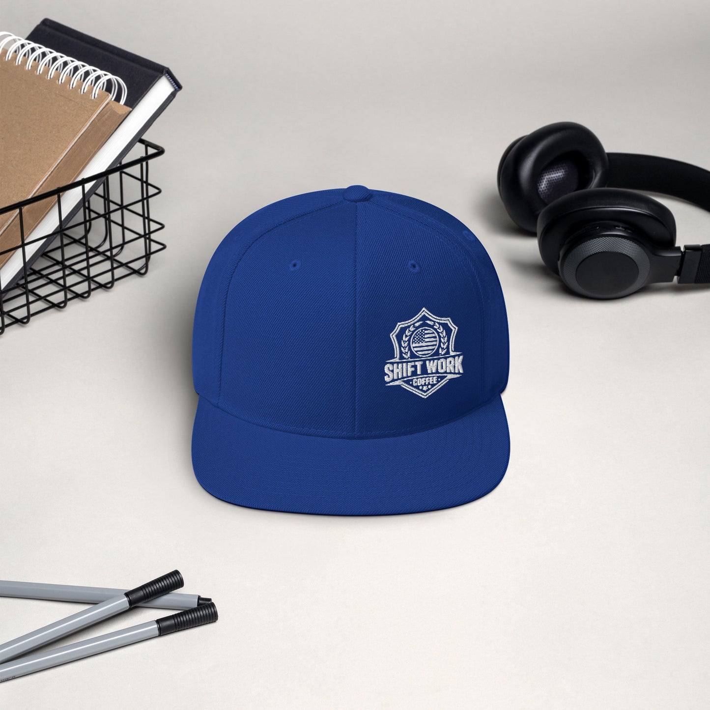 Shift Work Coffee Off Duty Snapback Hat