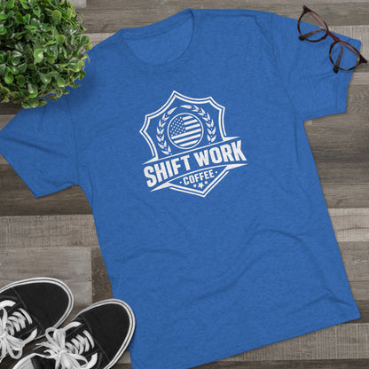 Shift Work Coffee Logo Unisex Tee