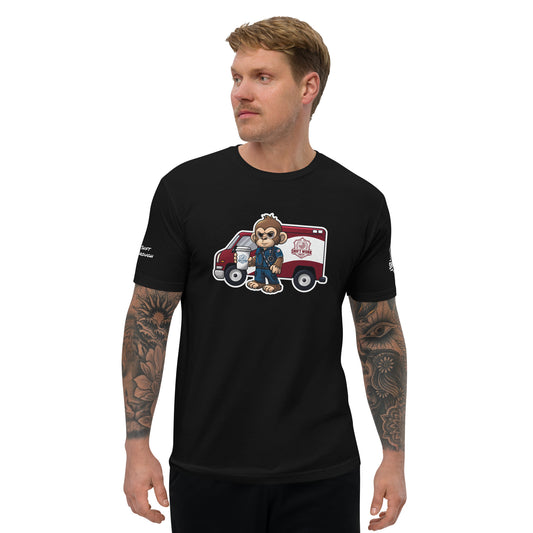 SWC Men's Athletic Fit T-Shirt: EMT/Medic Monkey