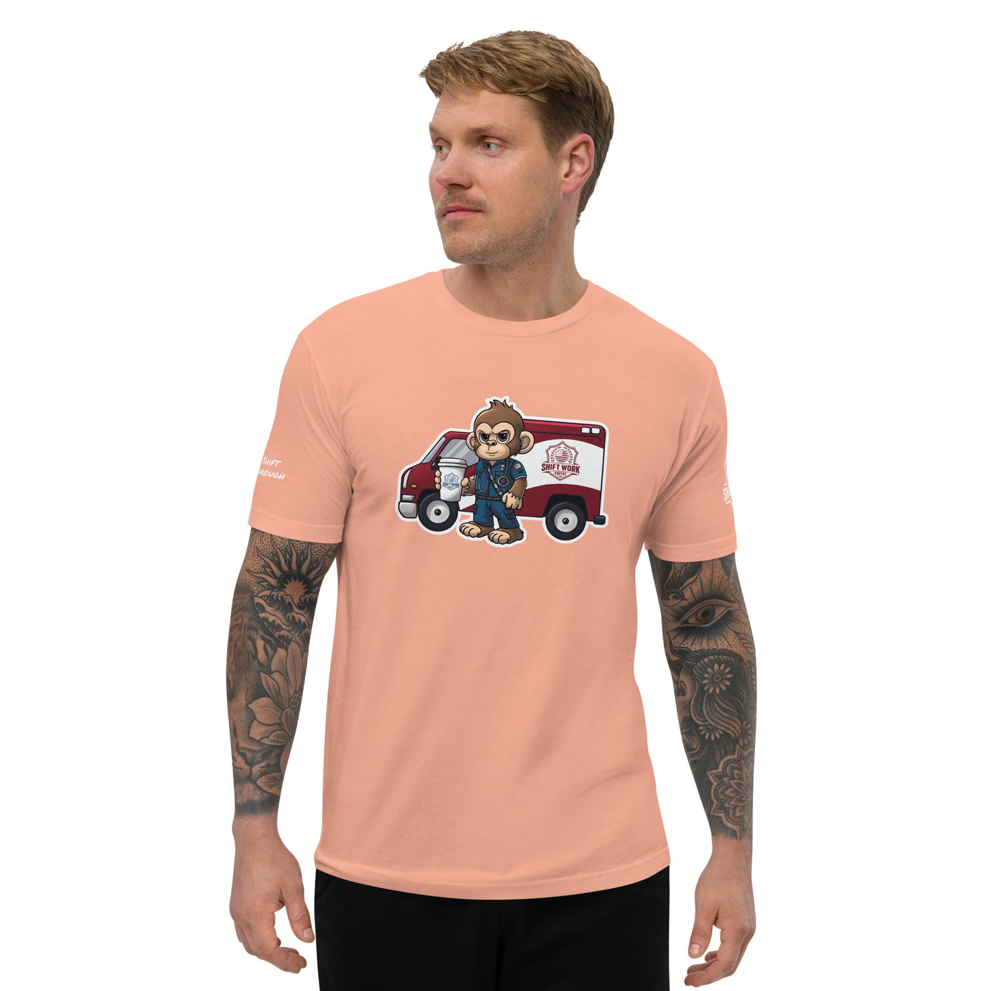 SWC Men's Athletic Fit T-Shirt: EMT/Medic Monkey