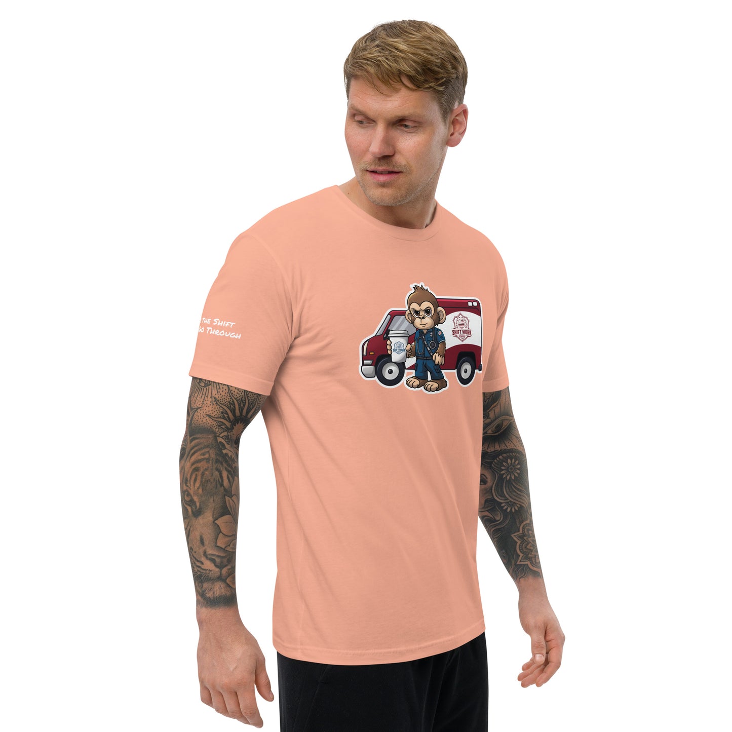 SWC Men's Athletic Fit T-Shirt: EMT/Medic Monkey