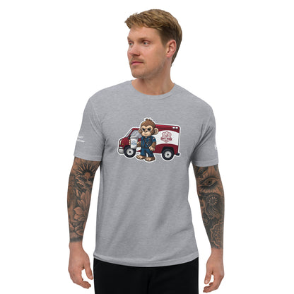 SWC Men's Athletic Fit T-Shirt: EMT/Medic Monkey