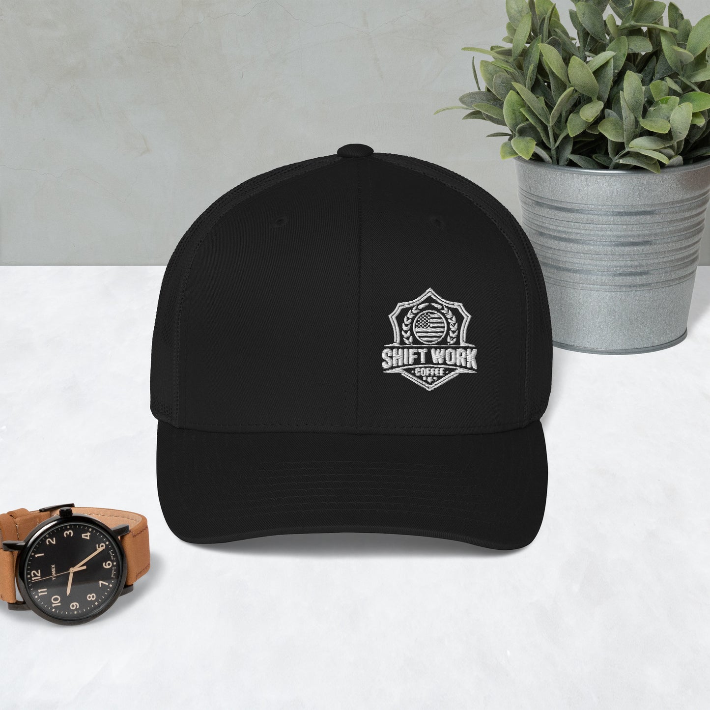 Shift Work Coffee Valor Trucker Cap