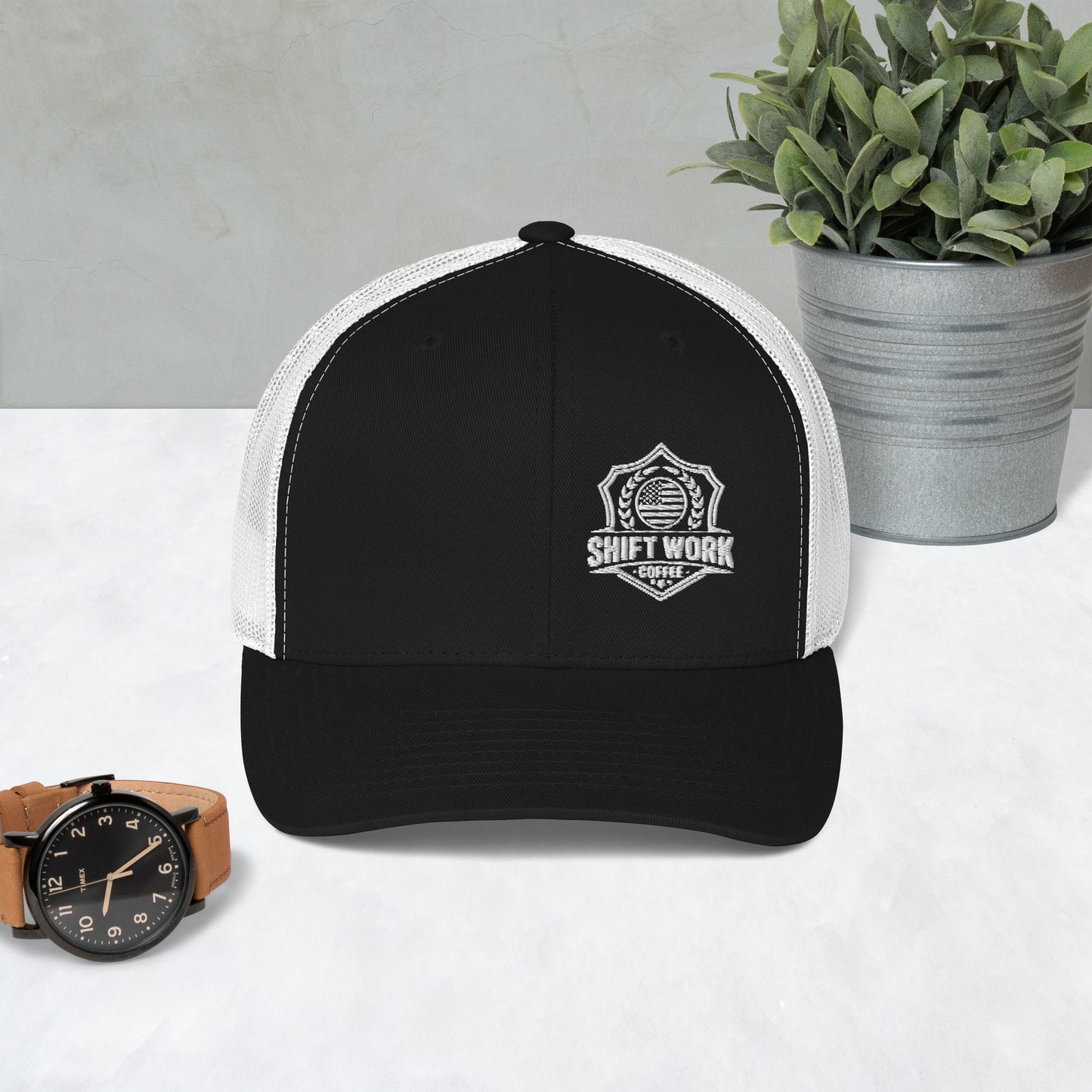 Shift Work Coffee Valor Trucker Cap