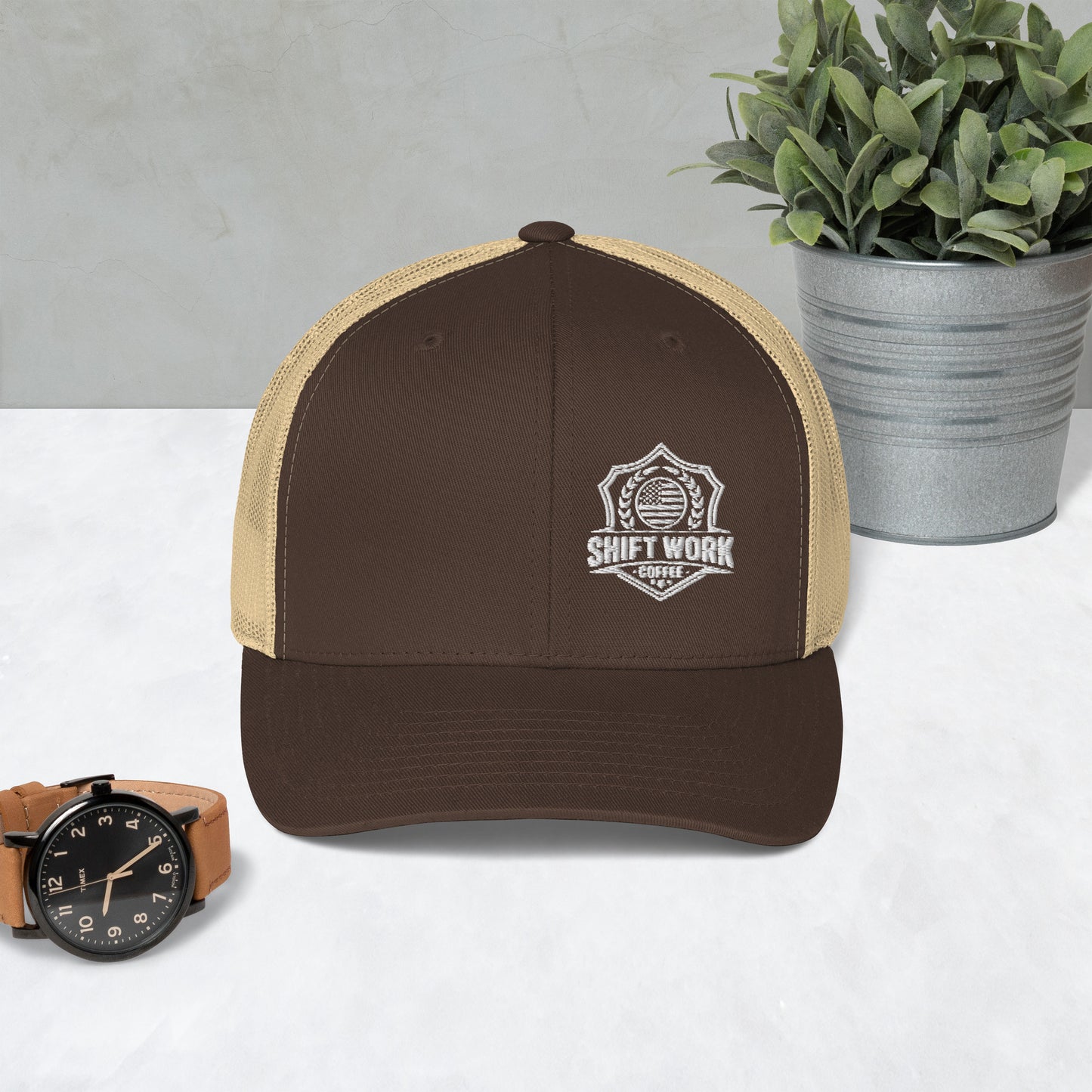 Shift Work Coffee Valor Trucker Cap