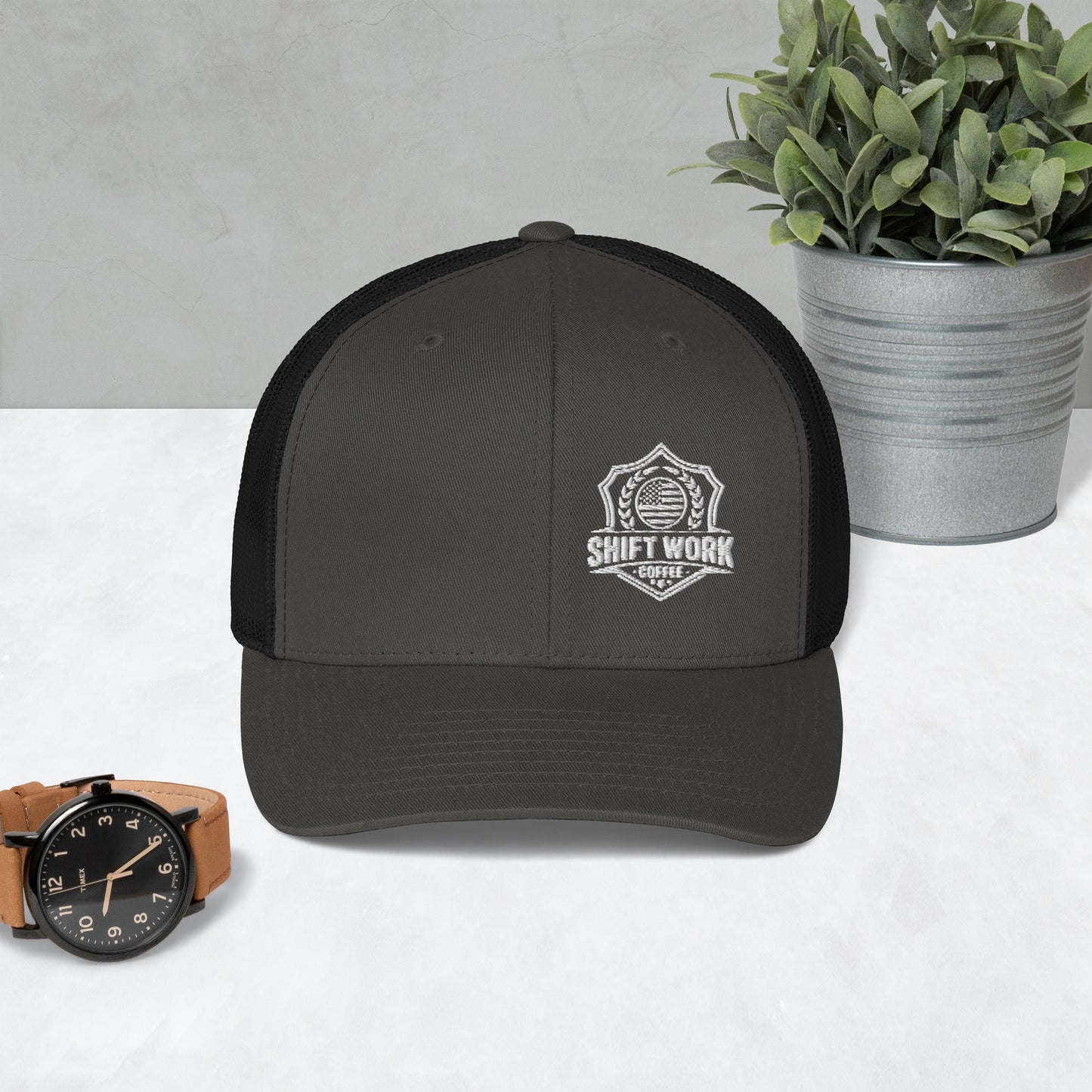 Shift Work Coffee Valor Trucker Cap