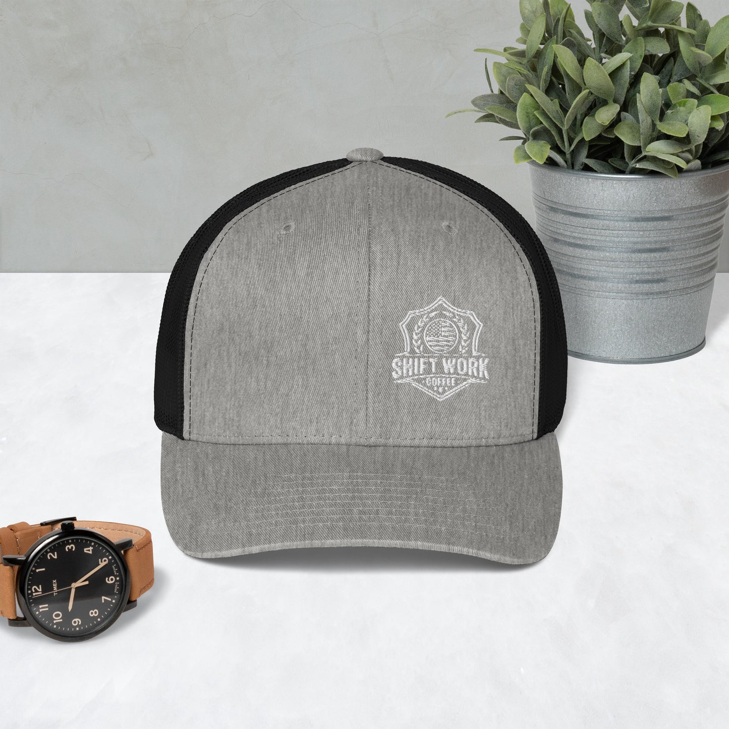 Shift Work Coffee Valor Trucker Cap