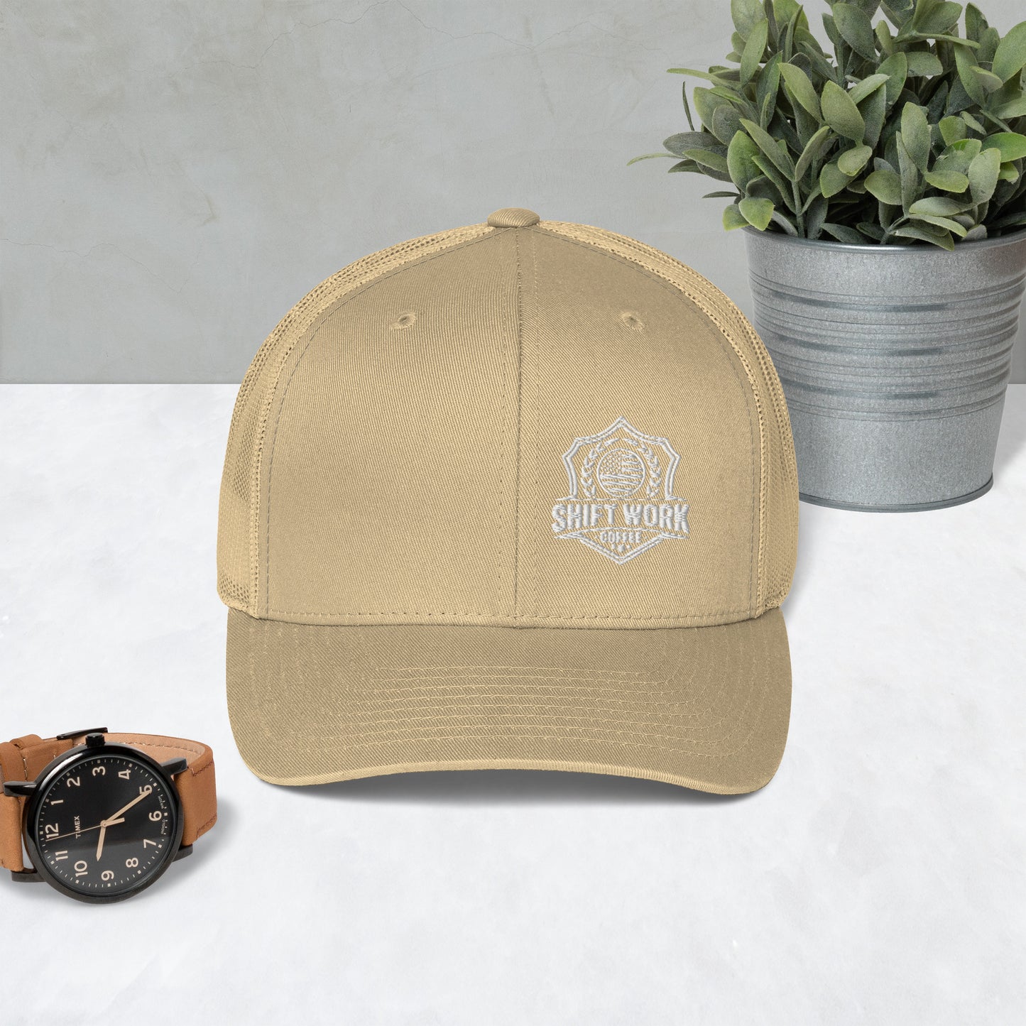 Shift Work Coffee Valor Trucker Cap