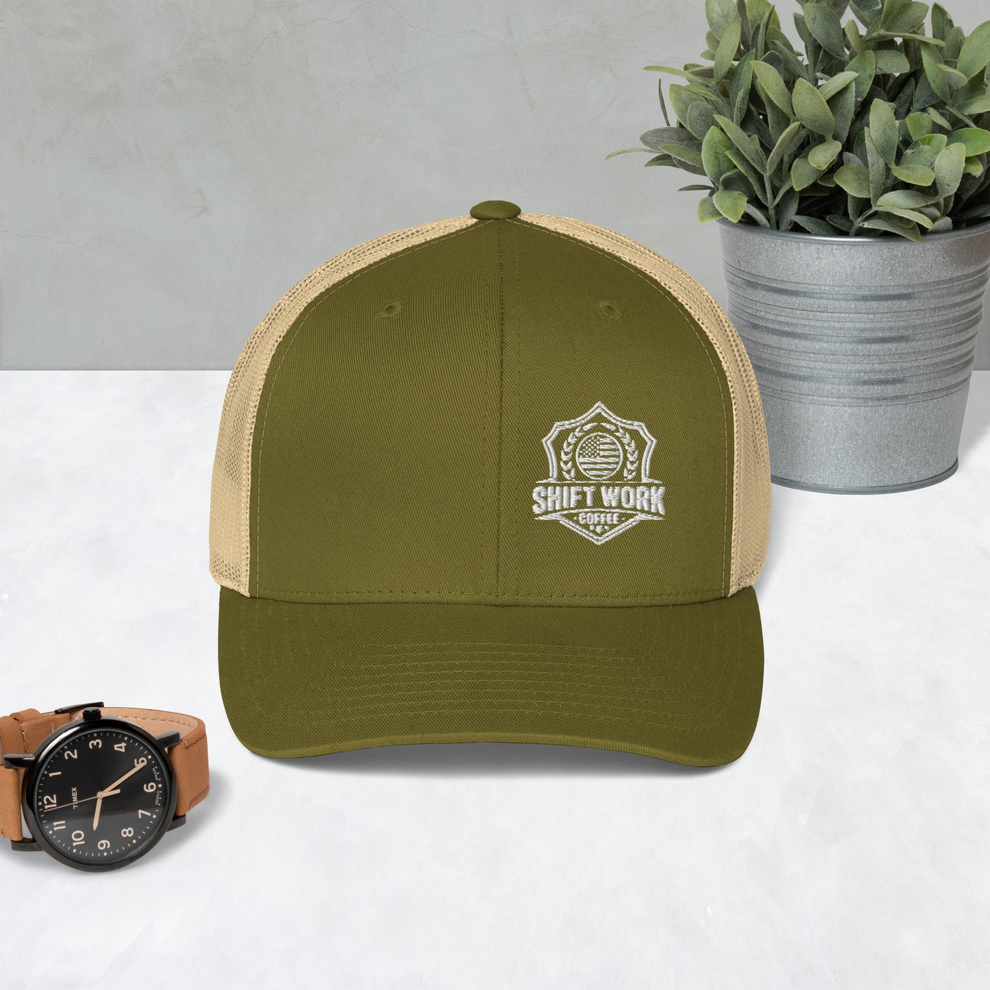 Shift Work Coffee Valor Trucker Cap