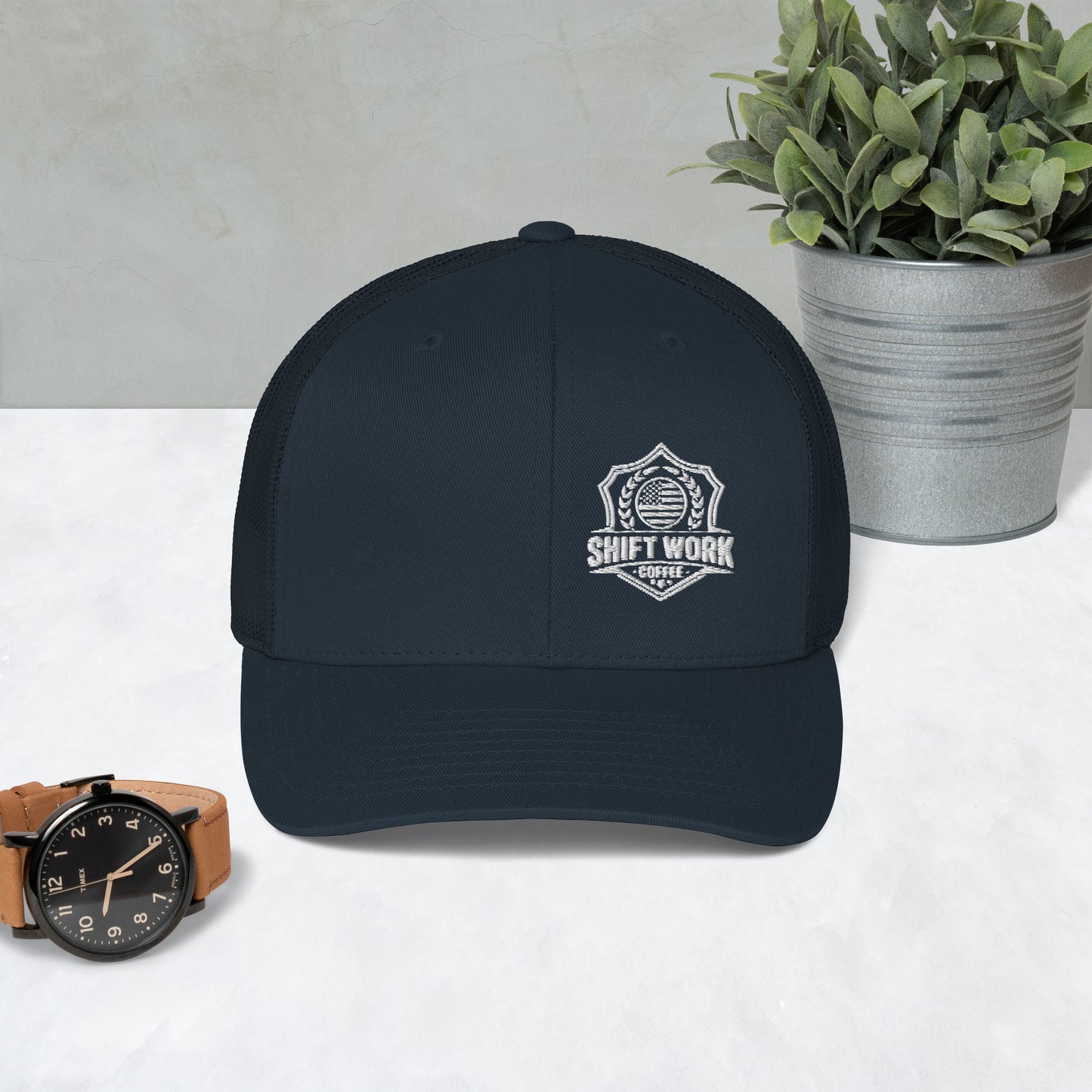 Shift Work Coffee Valor Trucker Cap