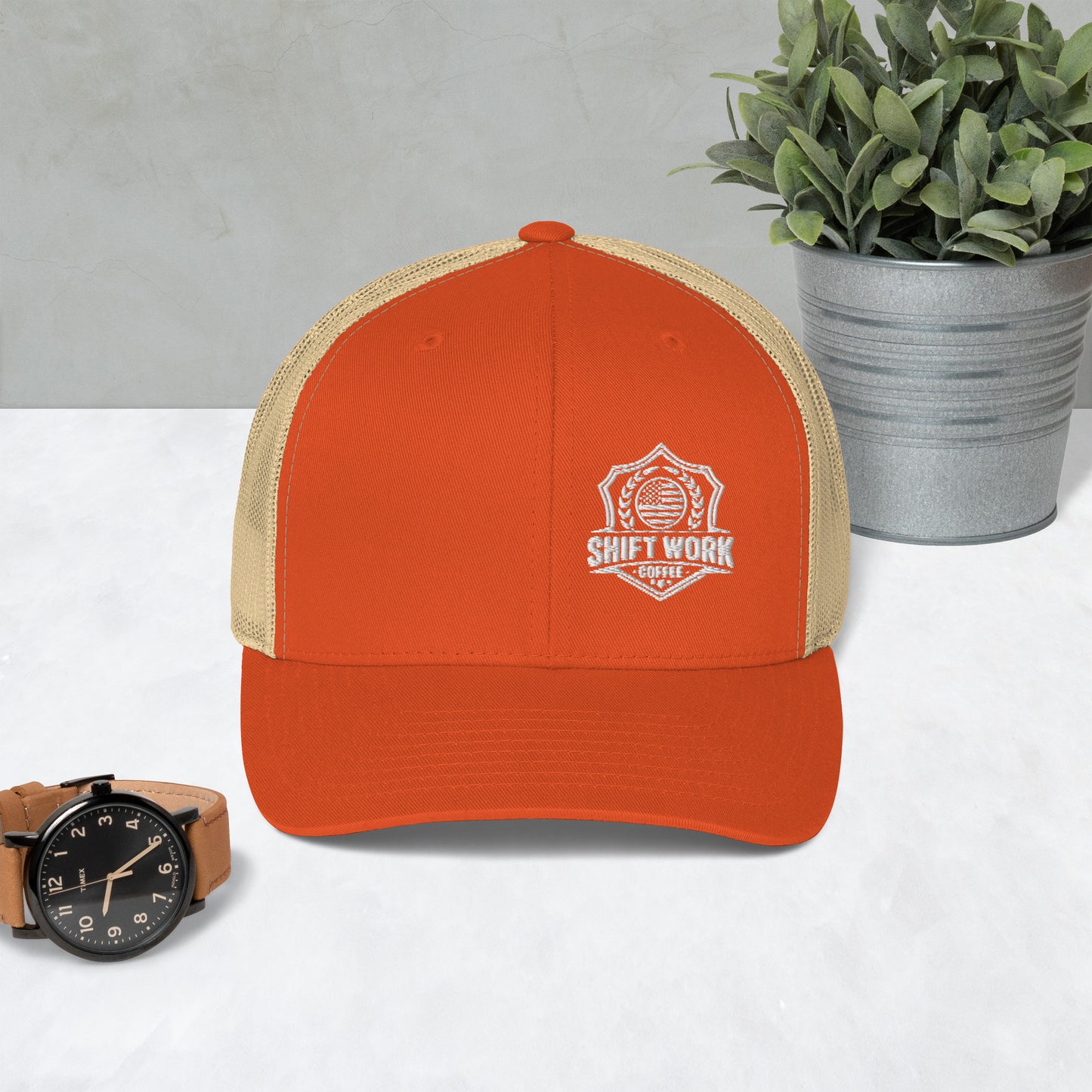 Shift Work Coffee Valor Trucker Cap